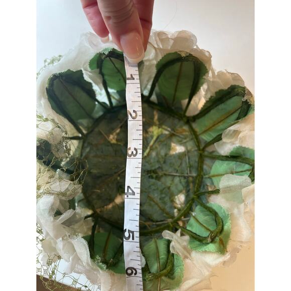 Vintage Pill Box Hat Garden Party Spring JL - Picture 7 of 7